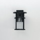 Clyde Vivex One Light Outdoor Wall Sconce (40623CLBK)
