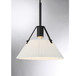 Two Light Linear Chandelier (M100108MBK)