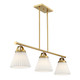 Three Light Linear Chandelier (M100125NB)