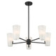 Four Light Chandelier (M100130MBK)