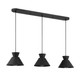 Three Light Linear Chandelier (M100134MBK)