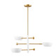 Three Light Chandelier (M100143WHNB)