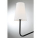 Four Light Linear Chandelier (M10078MBK)