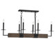 Six Light Linear Chandelier (M10088DG)