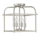 Four Light Semi-Flush Mount (M60061BN)