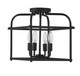 Four Light Semi-Flush Mount (M60061MBK)