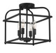 Four Light Semi-Flush Mount (M60061MBK)