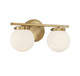 Two Light Bathroom Vanity Light (M80047NB)