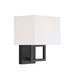 Mscon One Light Wall Sconce (M90009MBK)