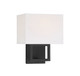 Mscon One Light Wall Sconce (M90009MBK)