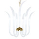 Metropolitan - N9906 - Six Light Pendant - Cisne - Polished Nickel