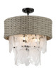 Breakers Isle Six Light Semi Flush Mount (5296)