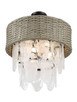 Breakers Isle Six Light Semi Flush Mount (5296)