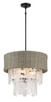 Breakers Isle Six Light Semi Flush Mount (5296)