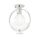 Mitzi - H387601-PN - One Light Semi Flush Mount - Ringo - Polished Nickel