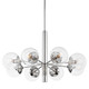 Mitzi - H503808-PN - Eight Light Chandelier - Meadow - Polished Nickel