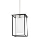 Mitzi - H644701S-PN/TBK - One Light Pendant - Teres - Polished Nickel/Textured Black