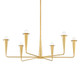Mitzi - H791806-AGB - Six Light Chandelier - Danna - Aged Brass