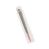 clear plastic pre roll tubes holding a filled cone with a pink tip