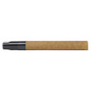 109mm Pre-Rolled Tube Standard Brown Hemp Wrap with Black Ceramic Tip (12mm x 30mm) [50 per Case]