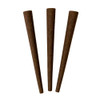 109mm/26mm Dark Brown Hybrid Hemp Wrap Pre-Rolled Cones [800 per Case]