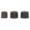 Black Silicone Pre-Roll Finishing Cap - 12.5mm Diameter [1000 per Case]