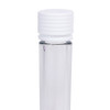 115mm Clear Super Seal Pre-Roll Tubes White Spiral Cap - Child Resistant, Tamper Evident, and Air-Tight Pre-Roll Packaging [200 per Case]