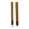 109mm Pre-Rolled Tube Standard Brown Hemp Wrap with Cylinder Glass Tip (11mm x 30mm) [100 per Case]