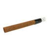 109mm Pre-Rolled Tube Brown Hybrid Hemp Wrap with Cylinder Glass Tip (11mm x 30mm) [100 per Case]