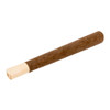 90mm Pre-Rolled Cone Dark Brown Hybrid Hemp Wrap with Wood Tip (9mm x 30mm) [75 per Case]