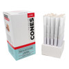 90mm Pre-Rolled Cone Refined White Paper with Glass Tip (9mm x 30mm) [75 per Case]