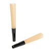 70mm Pre-Rolled Cone - Natural Brown - Black Ceramic Tip (6mm x 26mm) [200 per Case]