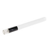 109mm Pre-Rolled Tube Refined White Glass tipped with Glossy Black Band (9mm x 30mm) [200 per Case]