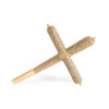 109mm Pre-Rolled Cross Cone - Natural Brown [5 Cones per Case]