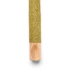close up of speckled green wrap and a natural wood tip from hemp wrap blunt cones