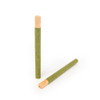 109mm Pre-Rolled Tube Green Hybrid Hemp Wrap with Natural Wood Tip (9mm x 30mm) [200 per Case]
