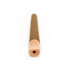 109mm Pre-Rolled Tube Standard Brown Hemp Wrap with Natural Wood Tip (9mm x 30mm) [200 per Case]