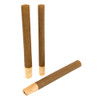 109mm Pre-Rolled Tube Standard Brown Hemp Wrap with Vanilla Wood Tip (9mm x 30mm) [200 per Case]