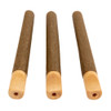 109mm Pre-Rolled Tube Standard Brown Hemp Wrap with Vanilla Wood Tip (9mm x 30mm) [200 per Case]