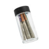 90mm Clear Glass Mini Jar - Fits 44mm Cap - Child Resistant - [JAR ONLY] - [200 per Case]