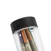 90 millimeter clear glass mini jar - fits 44 millimeter cap child resistant jar only 200 per case