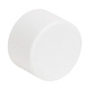 30mm Jumbo Matte White Smooth Cap - Child Resistant - [CAP ONLY] - [400 per bag]