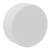 44mm Jumbo Matte White Smooth Cap - Child Resistant - [CAP ONLY] - [200 per bag]