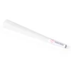 white pre rolled cone with a wide open end at upper left and a red thc diamond on the narrow tip