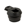 17mm Pre-Roll Plastic Lid - fits 130mm Single Width Paper Tube - Child-Resistant - Black [400 per Case]