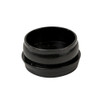 29mm Pre-Roll Plastic Lid - fits 130mm Wide Paper Tube - Child-Resistant - Black [200 per Case]