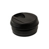 29mm Pre-Roll Plastic Lid - fits 130mm Wide Paper Tube - Child-Resistant - Black [200 per Case]