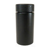 90mm Black Glass Mini Jar with 44mm Matte Black Cap - Child Resistant - [200 per Case]