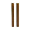109mm Pre-Rolled Tube Standard Brown Hemp Wrap Embedded Bullet Glass Tipped - Spiral Rolled (11mm x 30mm) [100 per Case]
