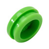125mm Clear Glass Wide Cork Tube with Green Silicone Cap - [400 per Case]
